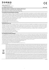 Orno OR-ZS-815 Quick Start Manual
