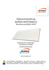 Burda HEATPANELS User Manual