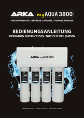 ARKA myAQUA 3800 Operation Instructions Manual