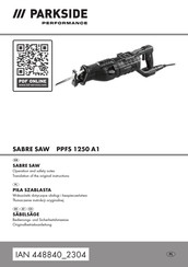 Parkside Performance 448840 2304 Operation And Safety Notes Translation Of The Original Instructions