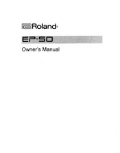 Roland EP-50 Owner's Manual