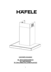 Häfele CONTEMPO 533.89.601 User Manual