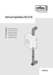Reflex Rohrset Hydroflow XS Instructions For Use Manual