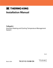 Trane Technologies Thermo King TriPac 3 Installation Manual