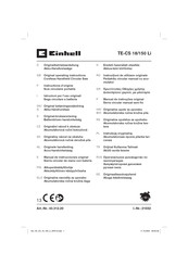 EINHELL TE-CS 18/150 Li Original Operating Instructions