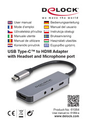 DeLOCK 61064 User Manual