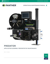 Pro Mach PANTHER PREDATOR Operation & Maintenance Manual