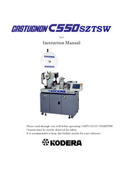 KODERA CASTUNGTON C550SZTSW Instruction Manual