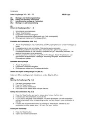 Abus KeyGarage 747 Fitting And Operating Instructions