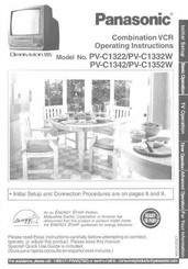 Panasonic PV-C1342 Operating Instructions Manual