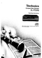 Technics SL-PD348 Operating Instructions Manual
