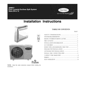 Carrier 40MBQB09F--3 Installation Instructions Manual