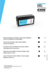 Exide LTB24100P User Manual