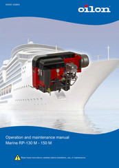 Oilon RP-150M Operation And Maintenance Manual