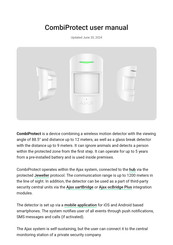 AJAX CombiProtect User Manual