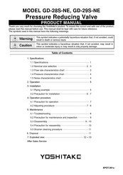 Yoshitake GD-28S-NE Product Manual