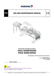 Robopac PACK 5040M Use And Maintenance Manual