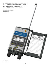 ELECRAFT KH1 Assembly Manual