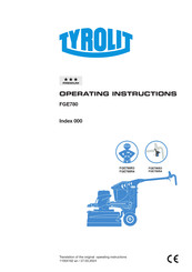 TYROLIT Hydrostress FGE780R3 Operating Instructions Manual