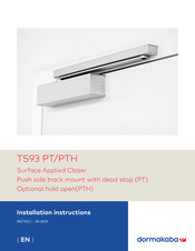 Dormakaba TS9315 PT Installation Instructions Manual
