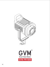 GVM GVM-PR160D Instructions Manual