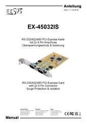 Exsys EX-45032IS Manual