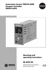 Samson Trovis 6400 Mounting And Operating Instructions