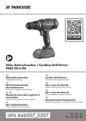 Parkside 446007 2307 Translation Of The Original Instructions