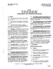 AT&T Bell System 498 Series Adjustment Procedure