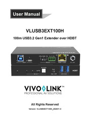 VivoLink VLUSB3EXT100H User Manual