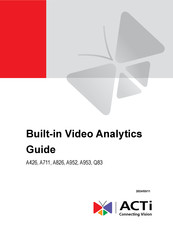 ACTi A426 Manual