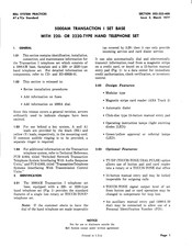 AT&T Bell System 5000AM Transaction I Manual
