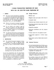 AT&T Bell System 2220 Series Manual