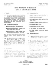 AT&T Bell System 5000A Transaction III Manual