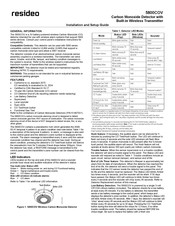 Resideo 5800COV Installation And Setup Manual