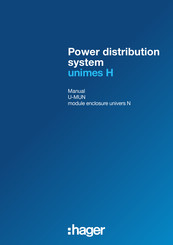 hager U-MUN unimes H Manual