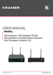 Kramer VIA Campus2 PLUS User Manual