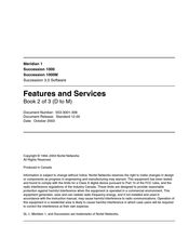 Nortel Meridian 1 Option 81C Features And Services Description