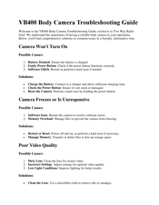 Motorola VB400 Troubleshooting Manual