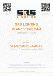 SRS Lighting VLAN-toolbox 24-4 Series Instruction Manual