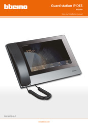 Bticino 373003 User And Installation Manual