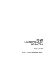 Hach 207 Installation And Operational Manual