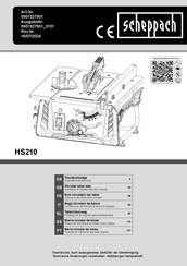 Scheppach 5901327901 Instruction Manual