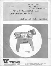 Wilton 3003 Operator’s Manual & Repair Parts Catalog