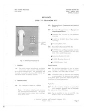 AT&T Bell System 2750B-60 Reference