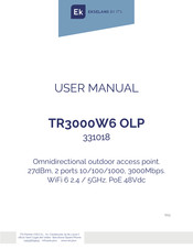 Ekselans TR3000W6 OLP User Manual