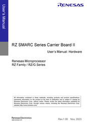 Renesas RZ SMARC Series Hardware User Manual