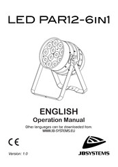 JB Systems B05574 Operation Manual