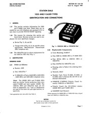 AT&T F-56309 Identification And Connections