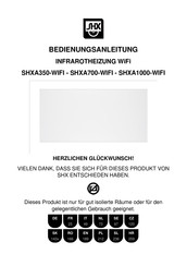 Shx SHXA350-WIFI Operating Instructions Manual